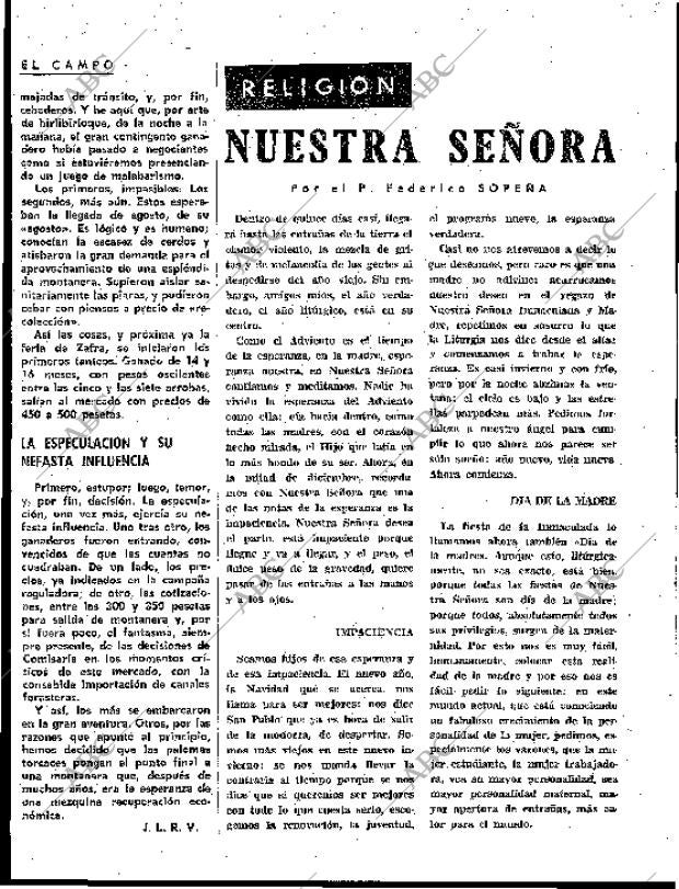 BLANCO Y NEGRO MADRID 12-12-1964 página 122