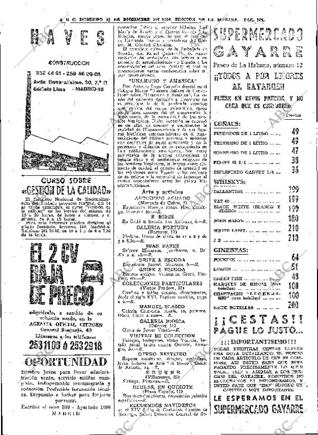 ABC MADRID 13-12-1964 página 104