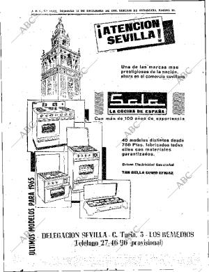 ABC SEVILLA 13-12-1964 página 88