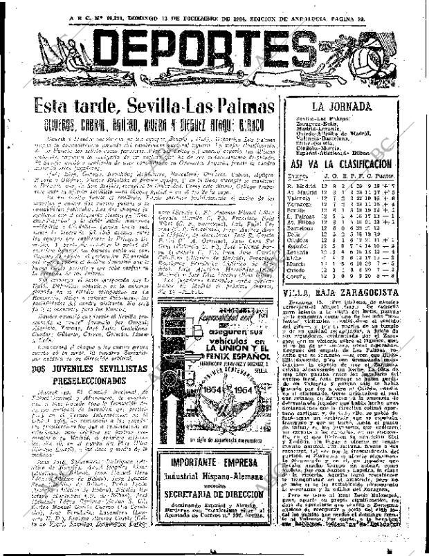 ABC SEVILLA 13-12-1964 página 99