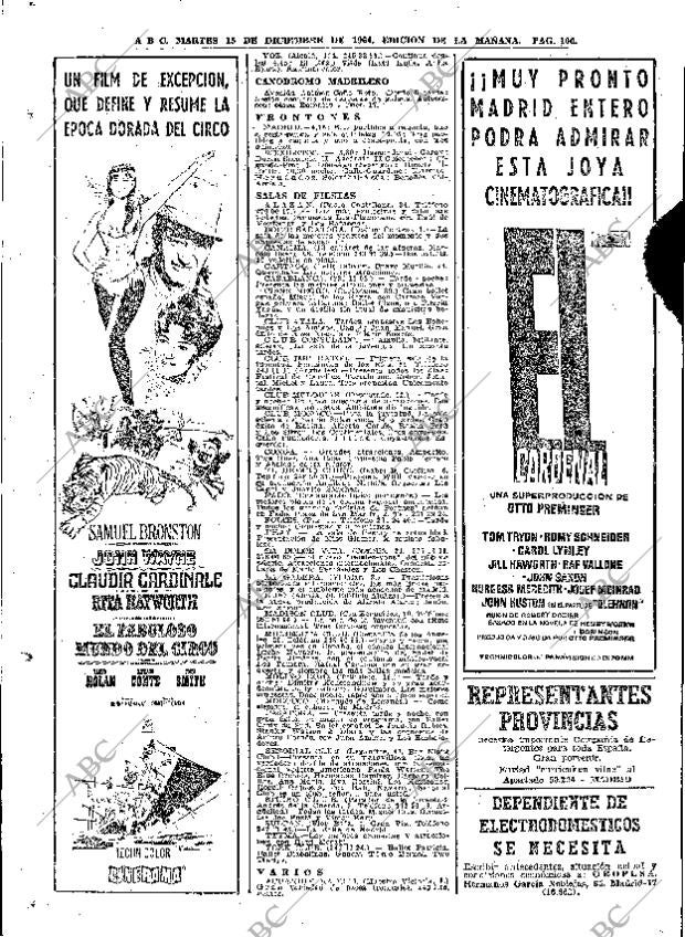 ABC MADRID 15-12-1964 página 106