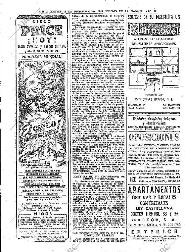 ABC MADRID 15-12-1964 página 70