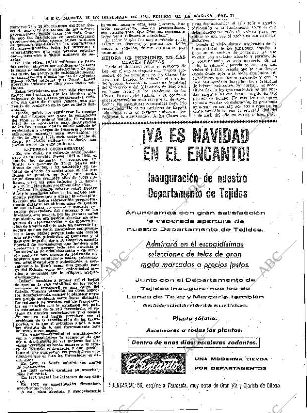 ABC MADRID 15-12-1964 página 71