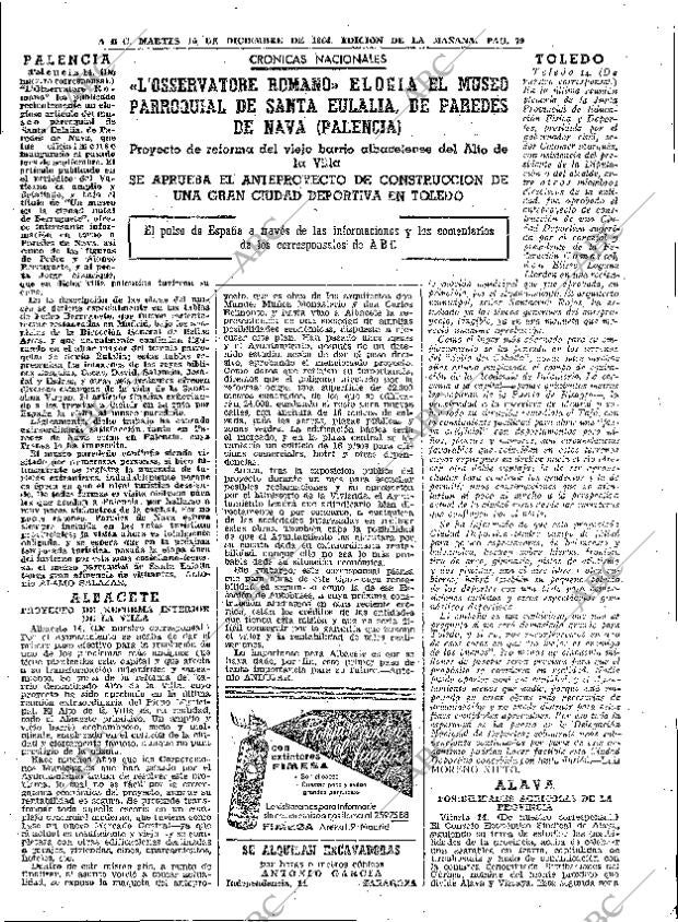 ABC MADRID 15-12-1964 página 79