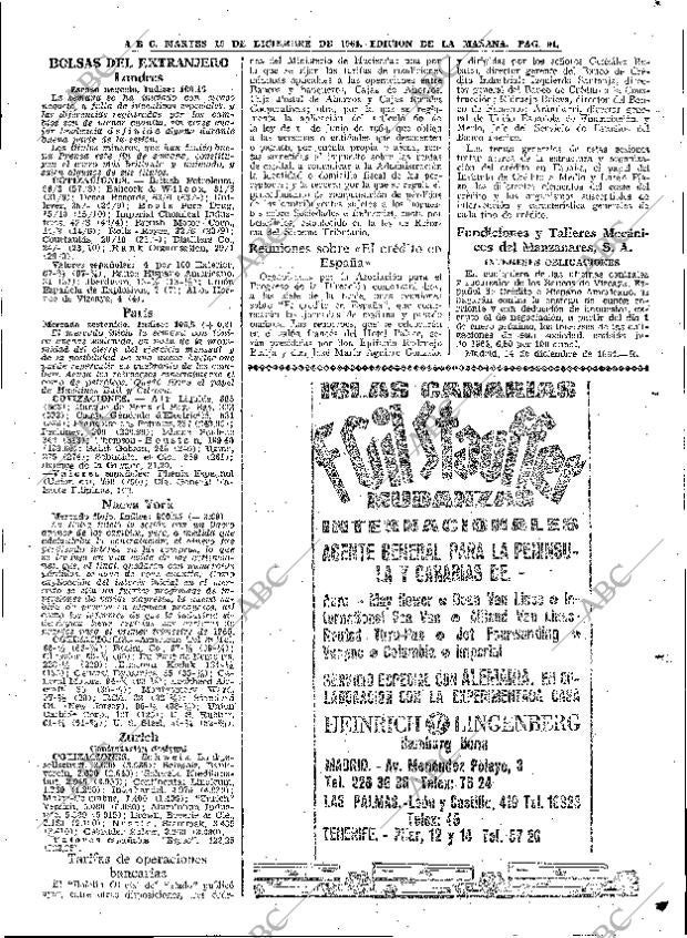 ABC MADRID 15-12-1964 página 91