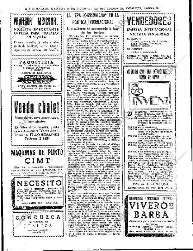 ABC SEVILLA 15-12-1964 página 38