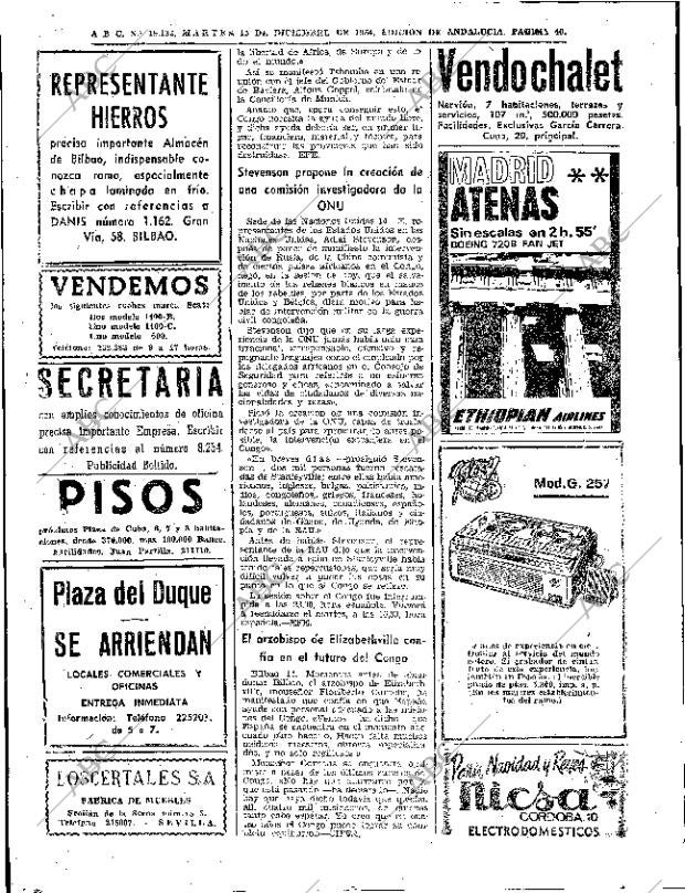 ABC SEVILLA 15-12-1964 página 40