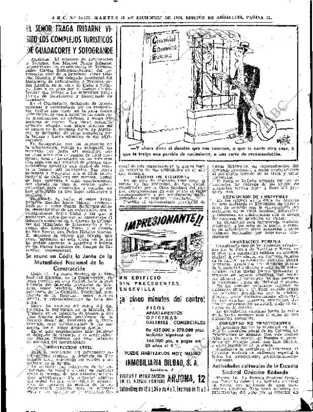 ABC SEVILLA 15-12-1964 página 51