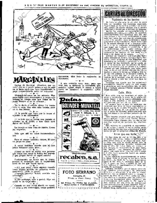 ABC SEVILLA 15-12-1964 página 55