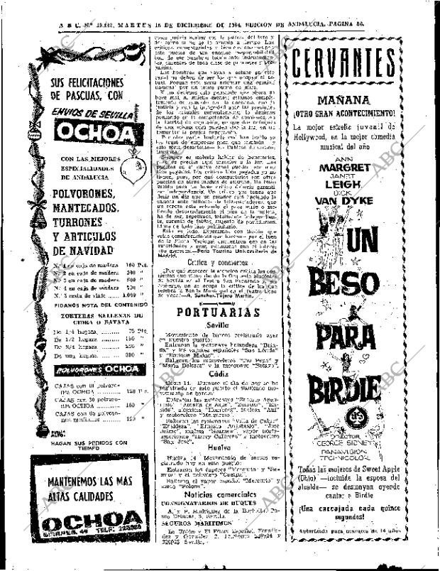 ABC SEVILLA 15-12-1964 página 56