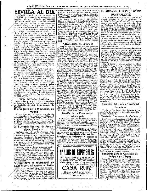 ABC SEVILLA 15-12-1964 página 57