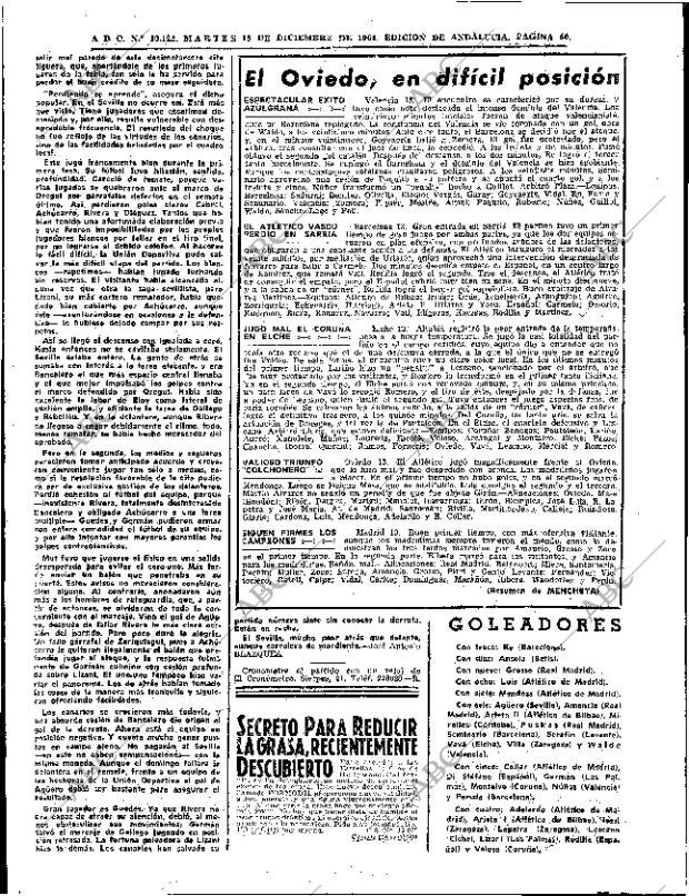 ABC SEVILLA 15-12-1964 página 60