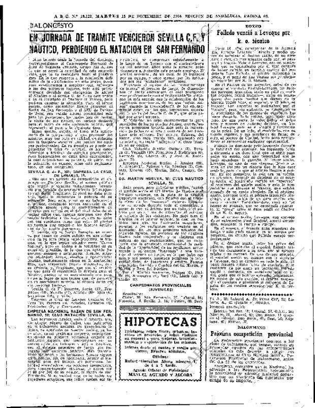 ABC SEVILLA 15-12-1964 página 69
