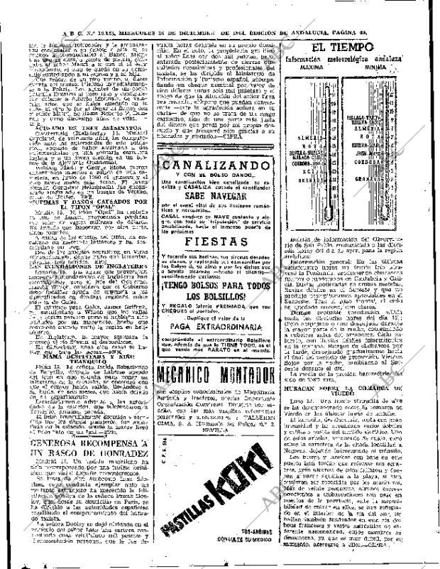 ABC SEVILLA 16-12-1964 página 40