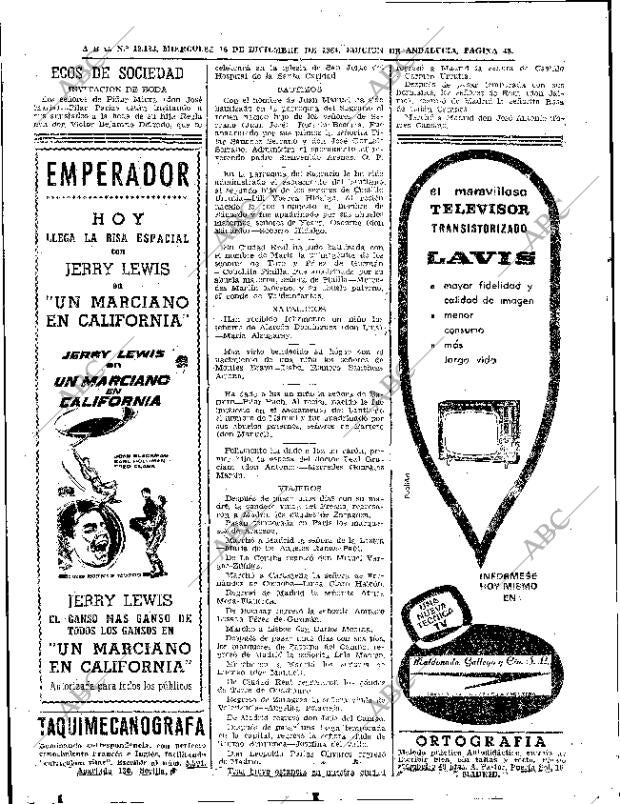 ABC SEVILLA 16-12-1964 página 48