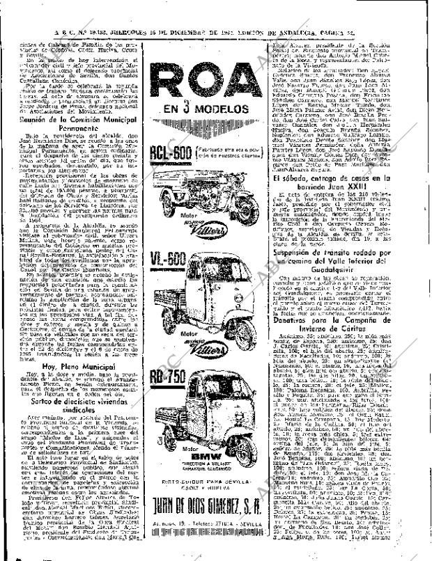 ABC SEVILLA 16-12-1964 página 52
