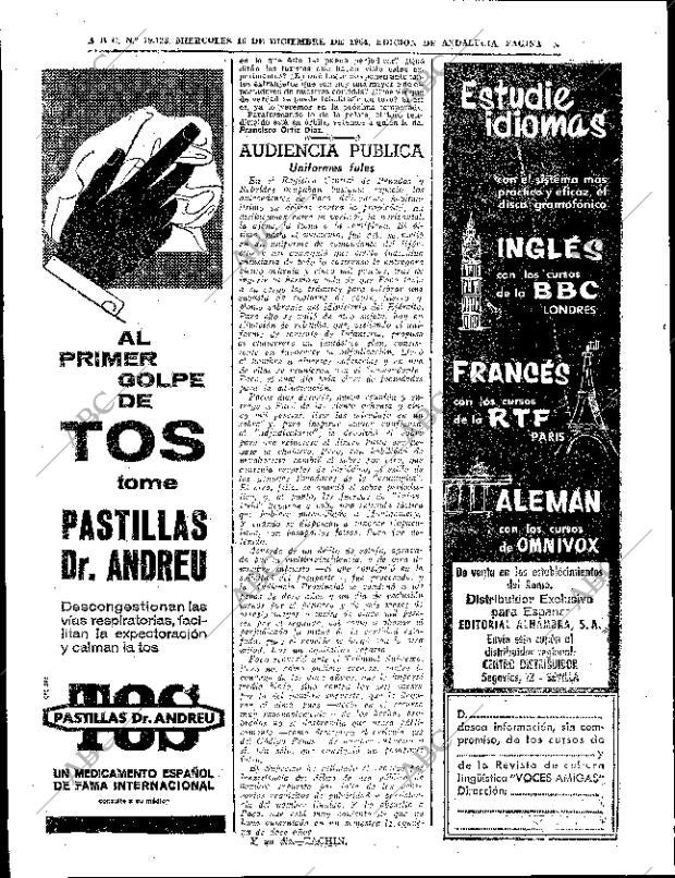 ABC SEVILLA 16-12-1964 página 56