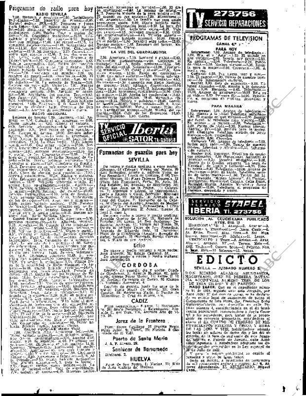 ABC SEVILLA 16-12-1964 página 67