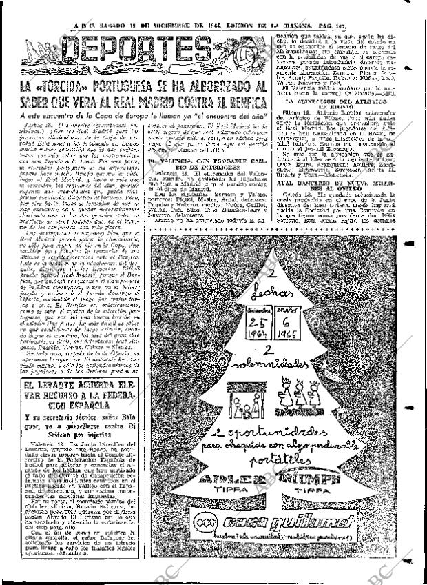 ABC MADRID 19-12-1964 página 107