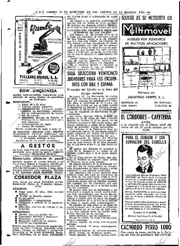 ABC MADRID 19-12-1964 página 108
