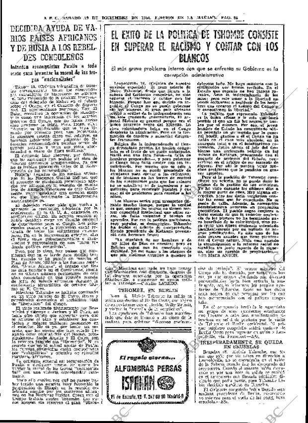 ABC MADRID 19-12-1964 página 65