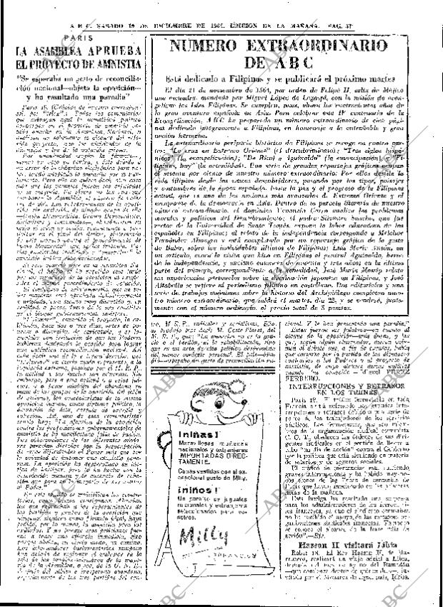 ABC MADRID 19-12-1964 página 67