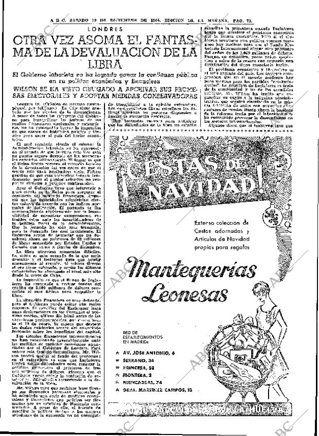 ABC MADRID 19-12-1964 página 73