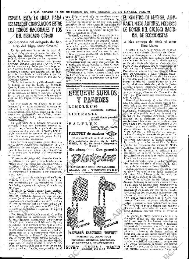 ABC MADRID 19-12-1964 página 79