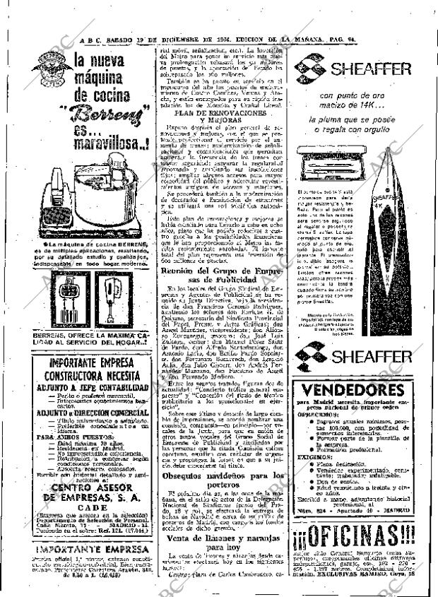 ABC MADRID 19-12-1964 página 94