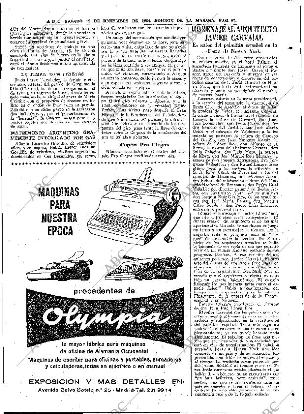 ABC MADRID 19-12-1964 página 97
