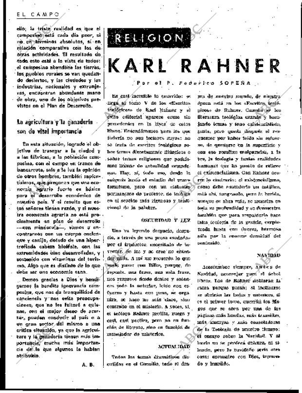 BLANCO Y NEGRO MADRID 19-12-1964 página 124