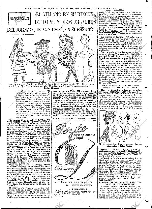ABC MADRID 23-12-1964 página 109