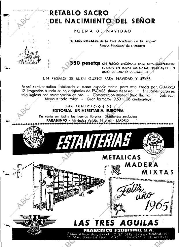 ABC MADRID 23-12-1964 página 20