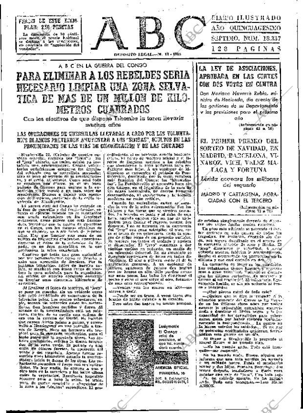 ABC MADRID 23-12-1964 página 63