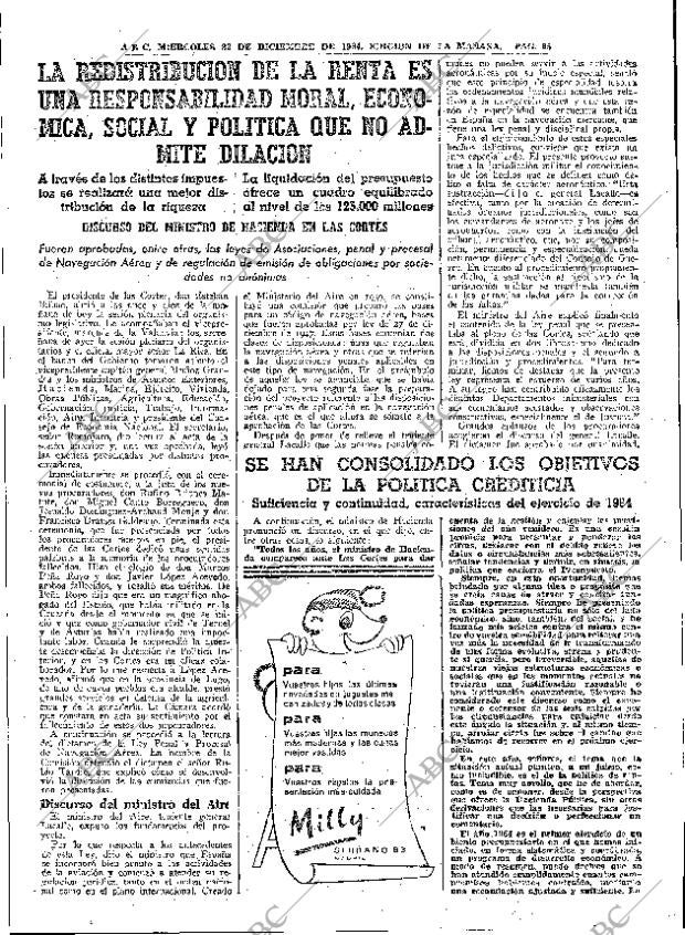 ABC MADRID 23-12-1964 página 65