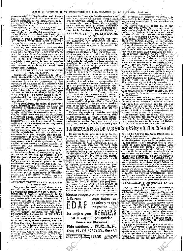 ABC MADRID 23-12-1964 página 66