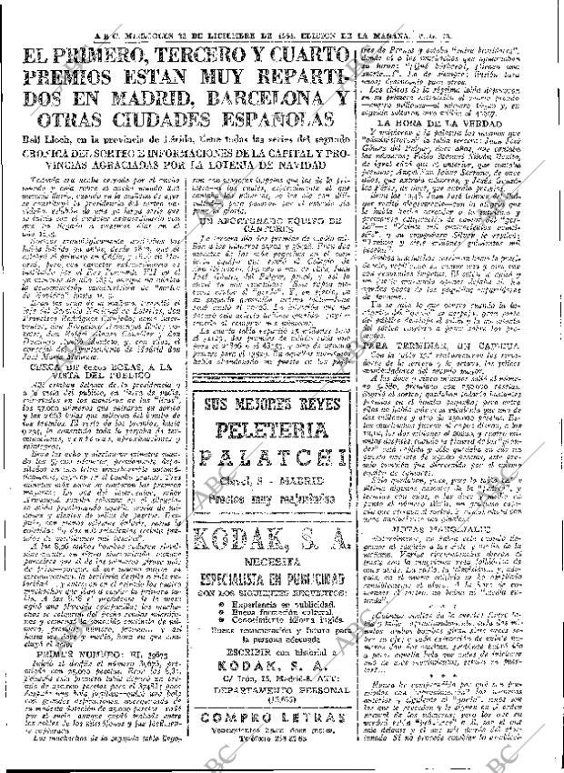 ABC MADRID 23-12-1964 página 73