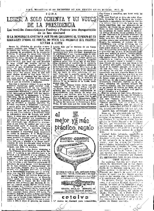 ABC MADRID 23-12-1964 página 81