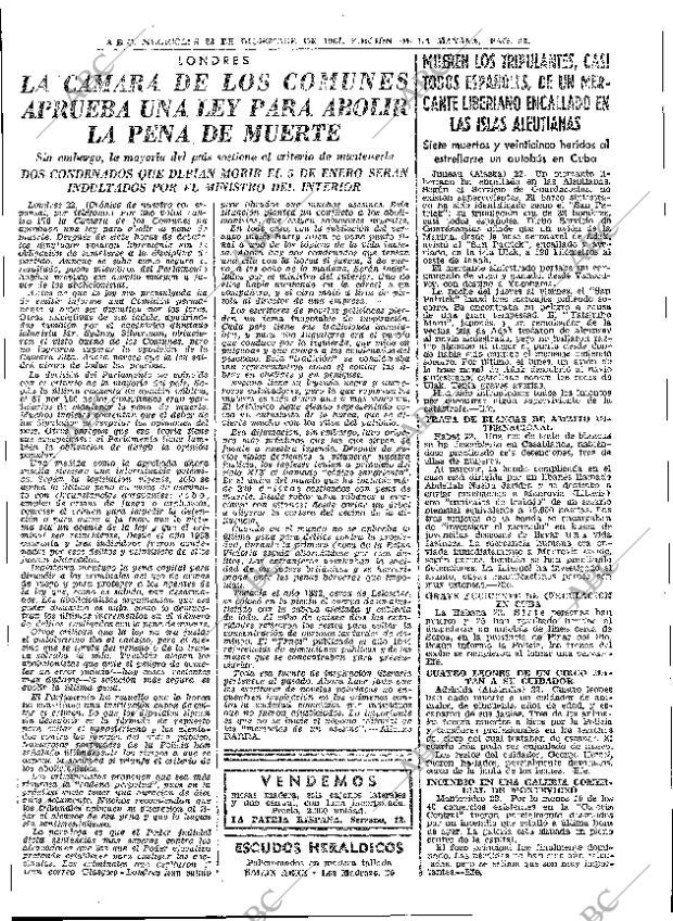 ABC MADRID 23-12-1964 página 83