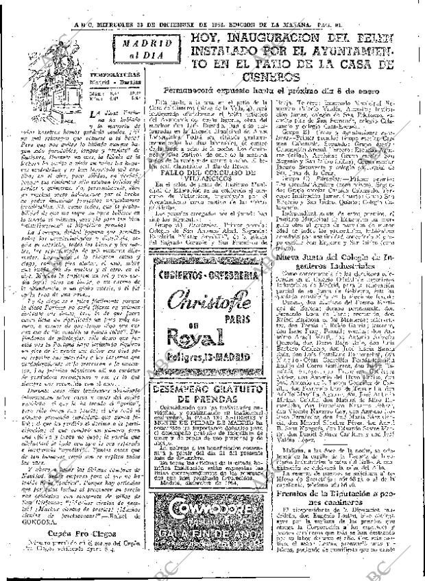 ABC MADRID 23-12-1964 página 91