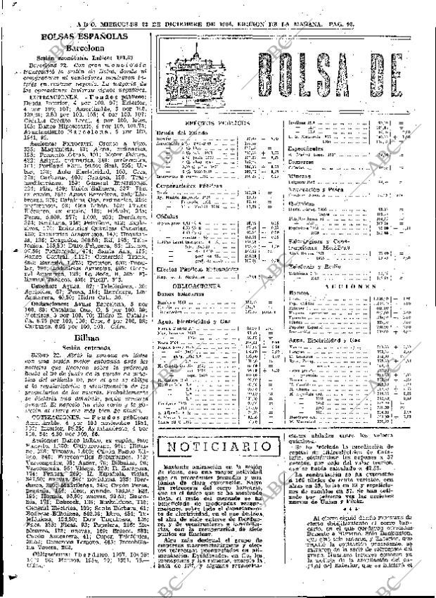 ABC MADRID 23-12-1964 página 98