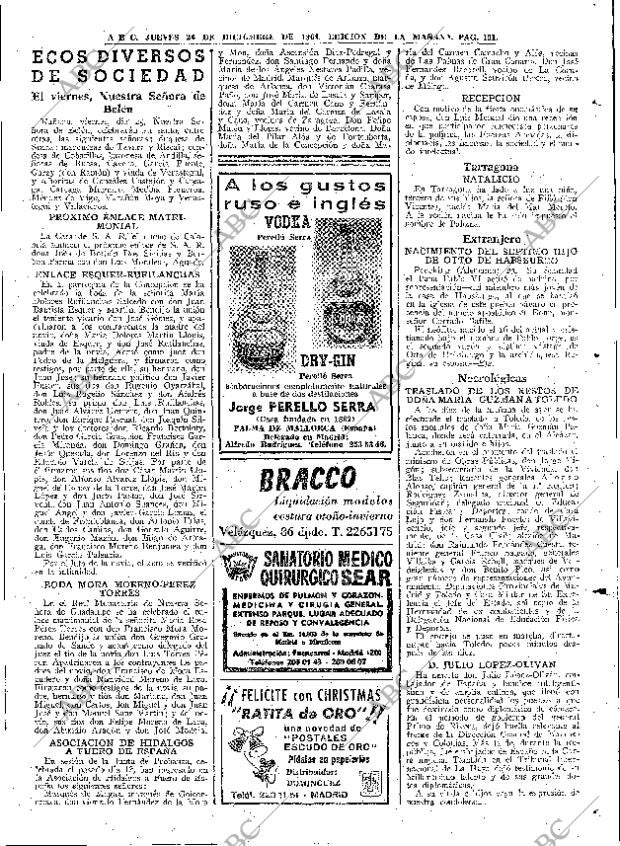ABC MADRID 24-12-1964 página 101