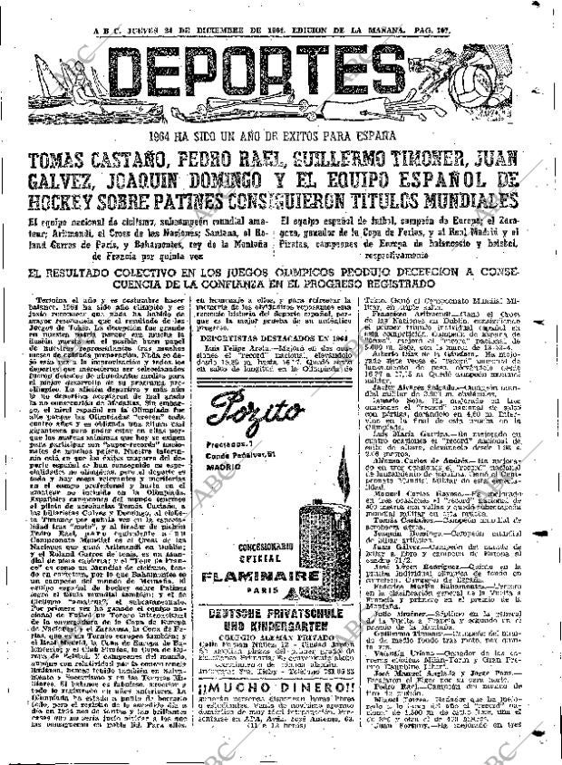 ABC MADRID 24-12-1964 página 107