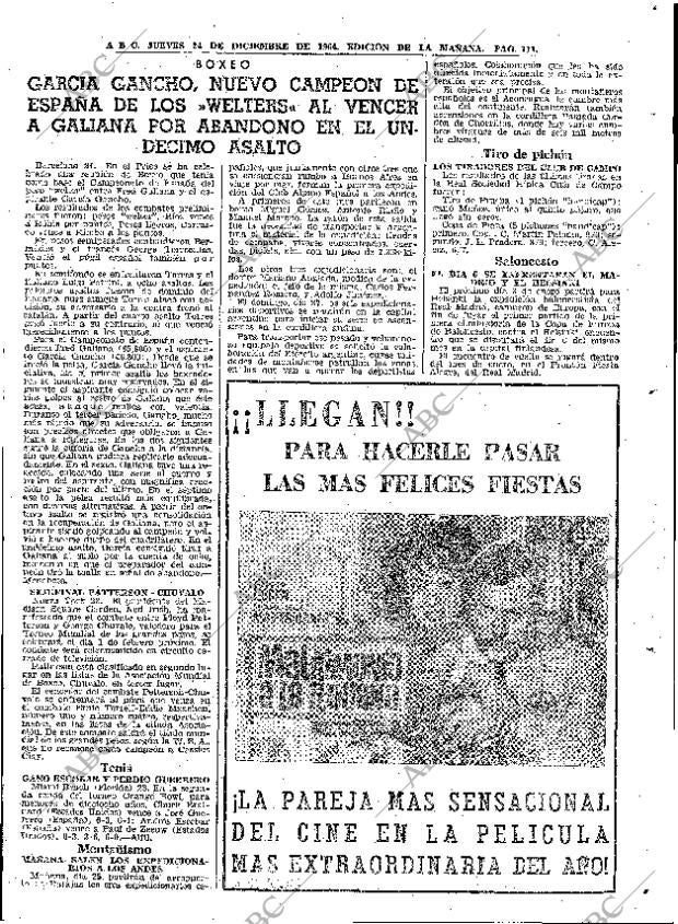 ABC MADRID 24-12-1964 página 111