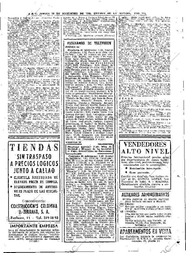 ABC MADRID 24-12-1964 página 115