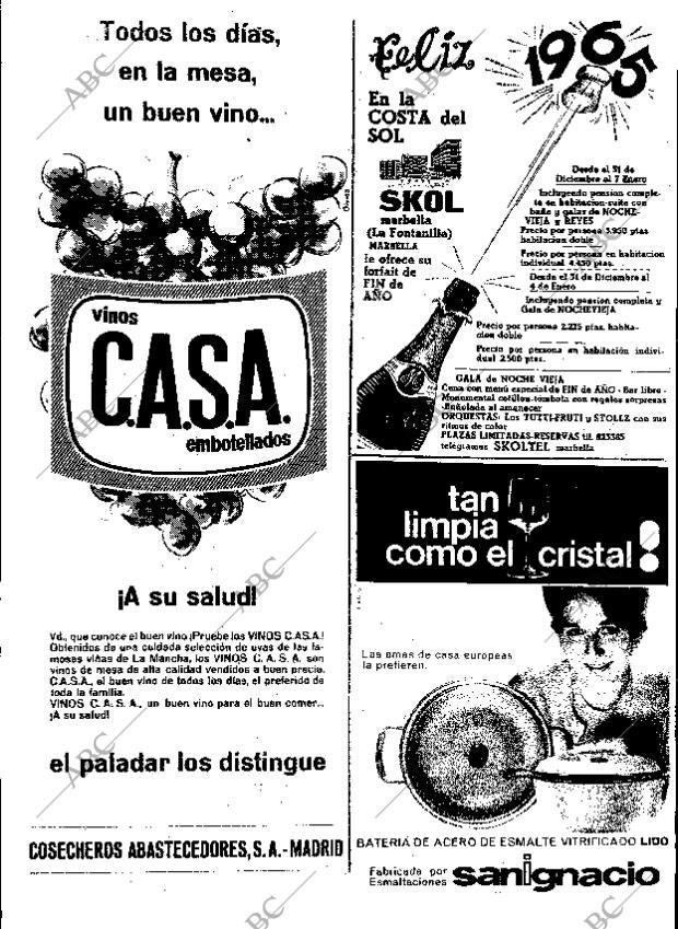 ABC MADRID 24-12-1964 página 44