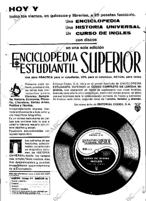 ABC MADRID 24-12-1964 página 6