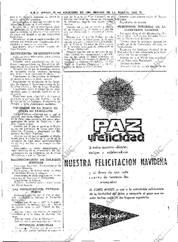 ABC MADRID 24-12-1964 página 77