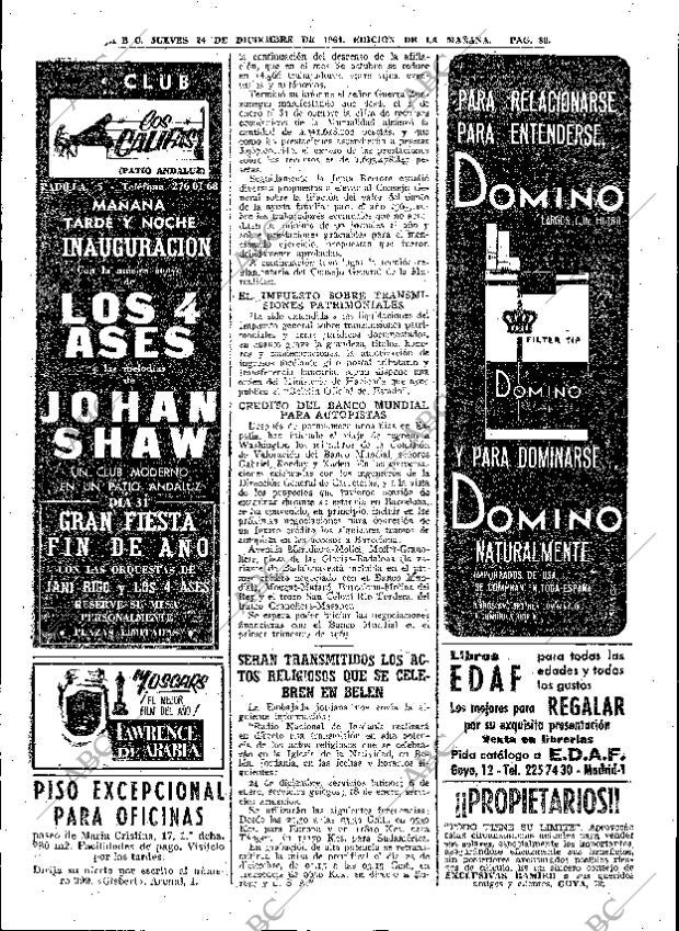 ABC MADRID 24-12-1964 página 80