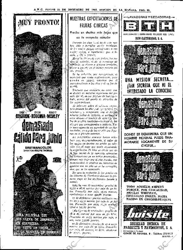 ABC MADRID 24-12-1964 página 82